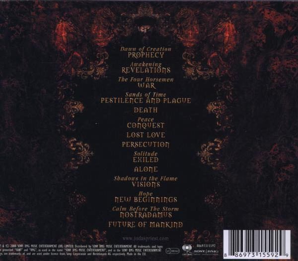 Nostradamus - Judas Priest (CD - 102) music collectible [Barcode 886973155929] - Main Image 2