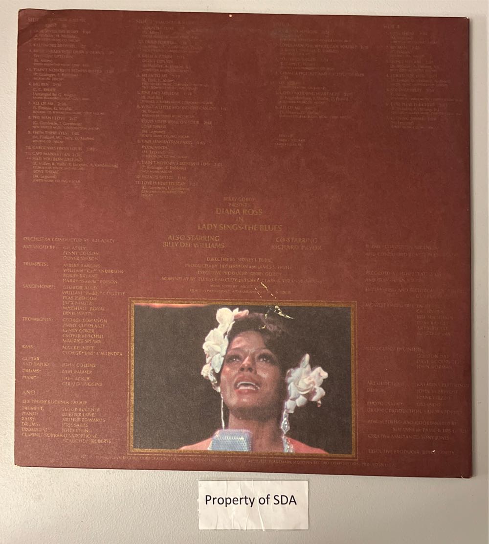 Lady Sings the Blues - Sound Track (12”) music collectible [Barcode 0035627261022] - Main Image 2