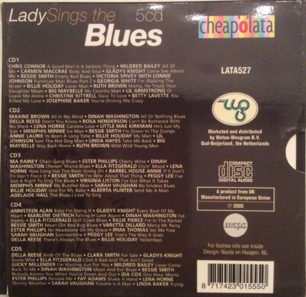 Lady Sings the Blues - Various (CD) music collectible - Main Image 2