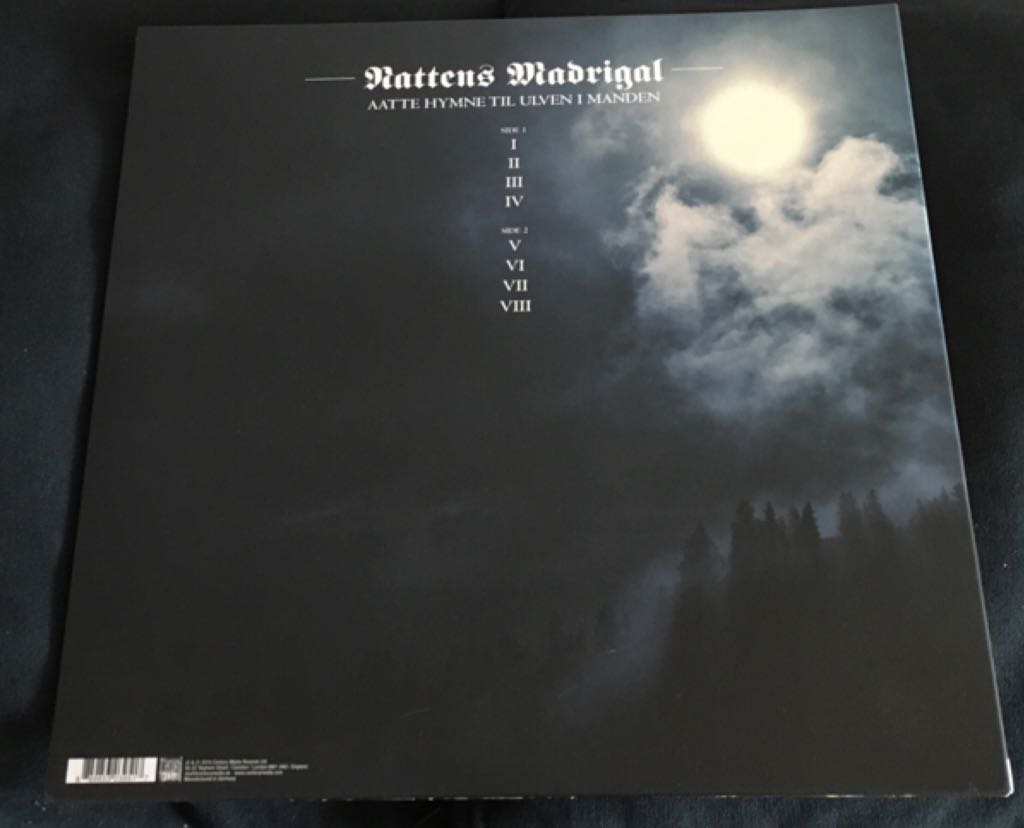 Nattens Madrigal - Ulver (12”) music collectible [Barcode 889853039517] - Main Image 2
