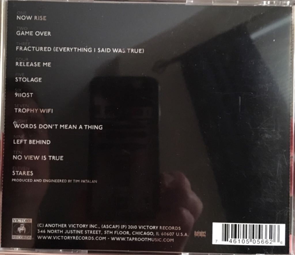 Plead the Fifth - Taproot (CD) music collectible [Barcode 746105056626] - Main Image 2