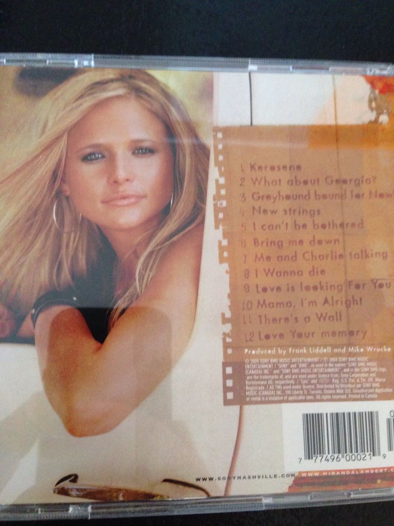 Kerosene - Miranda Lambert (CD) music collectible [Barcode 827969202623] - Main Image 2