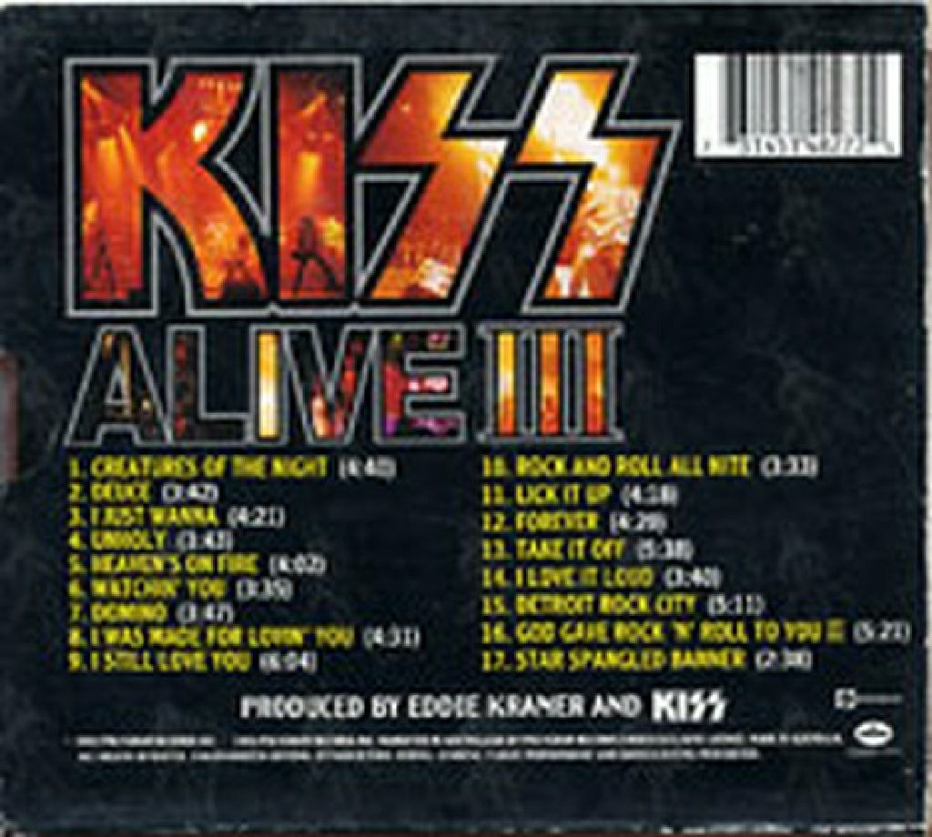 Alive III - Kiss (12” - 6653) music collectible [Barcode 731452264718] - Main Image 2