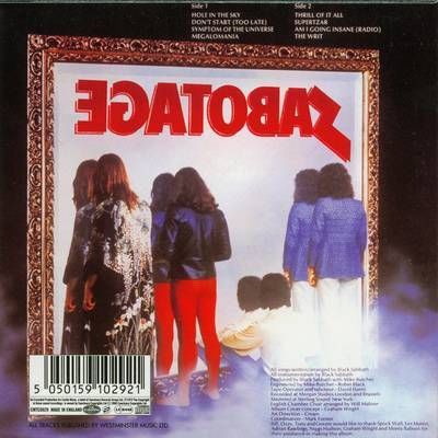 Sabotage - Black Sabbath (CD) music collectible - Main Image 2