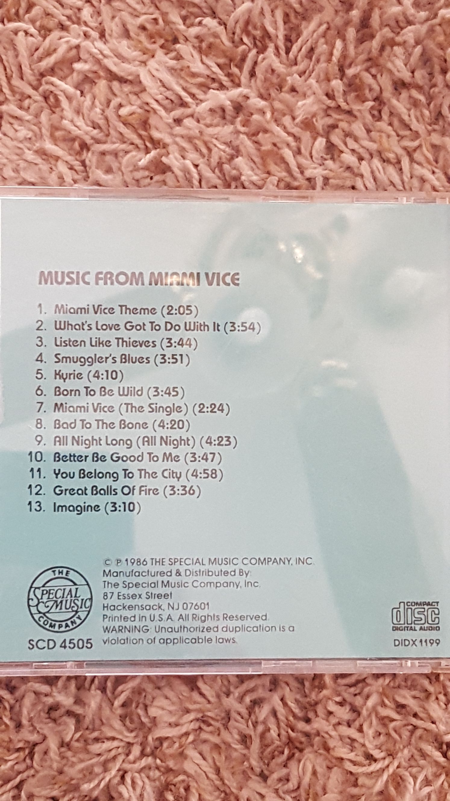 Miami Vice - Various Artists (CD) music collectible - Main Image 2