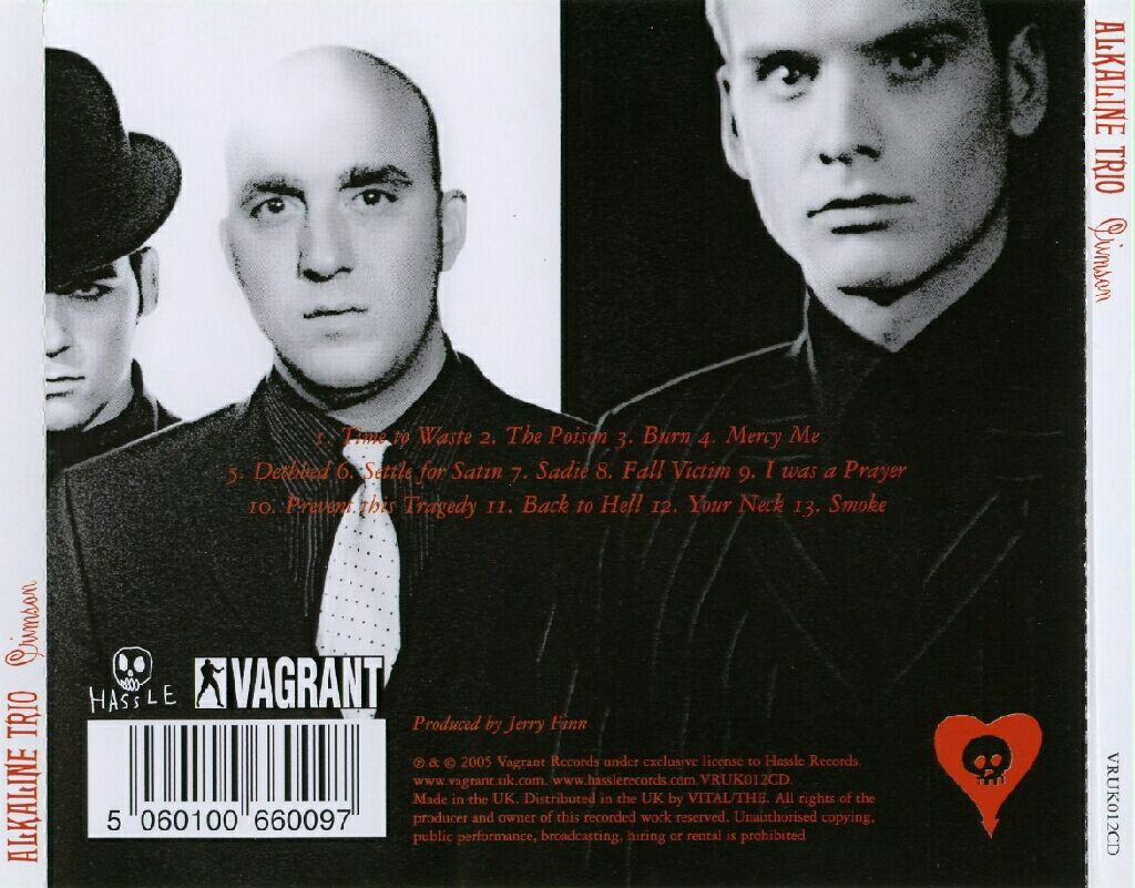 Crimson - Alkaline Trio (CD - 43) music collectible - Main Image 2