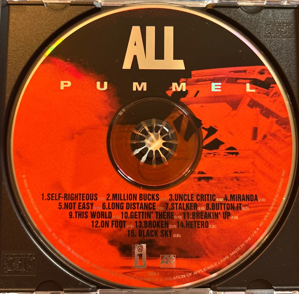 Pummel - All (CD) music collectible [Barcode 765449252822] - Main Image 3