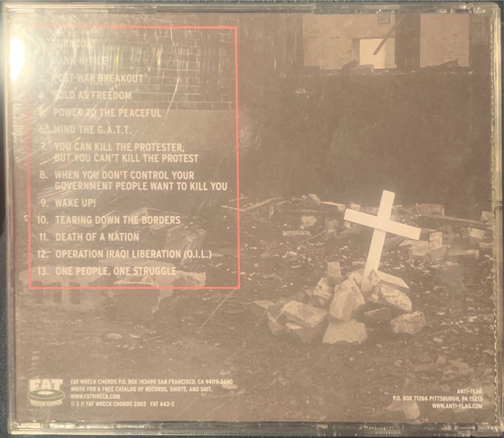 Terror State - Anti-Flag (CD) music collectible [Barcode 9177081064380] - Main Image 2