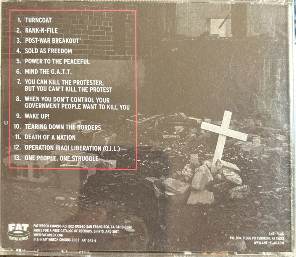 The Terror State - Anti-Flag (CD - 37) music collectible - Main Image 2