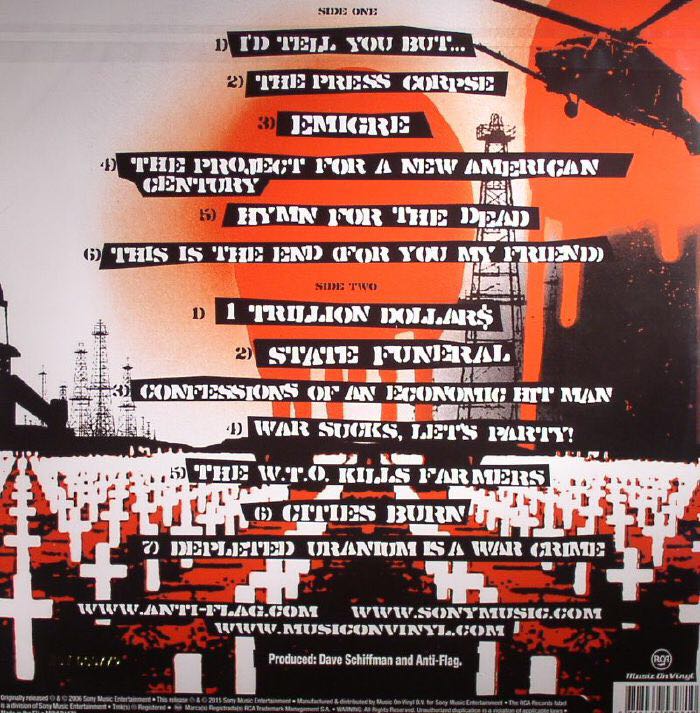 For Blood And Empire - Anti-Flag (CD - 38:58) music collectible - Main Image 2