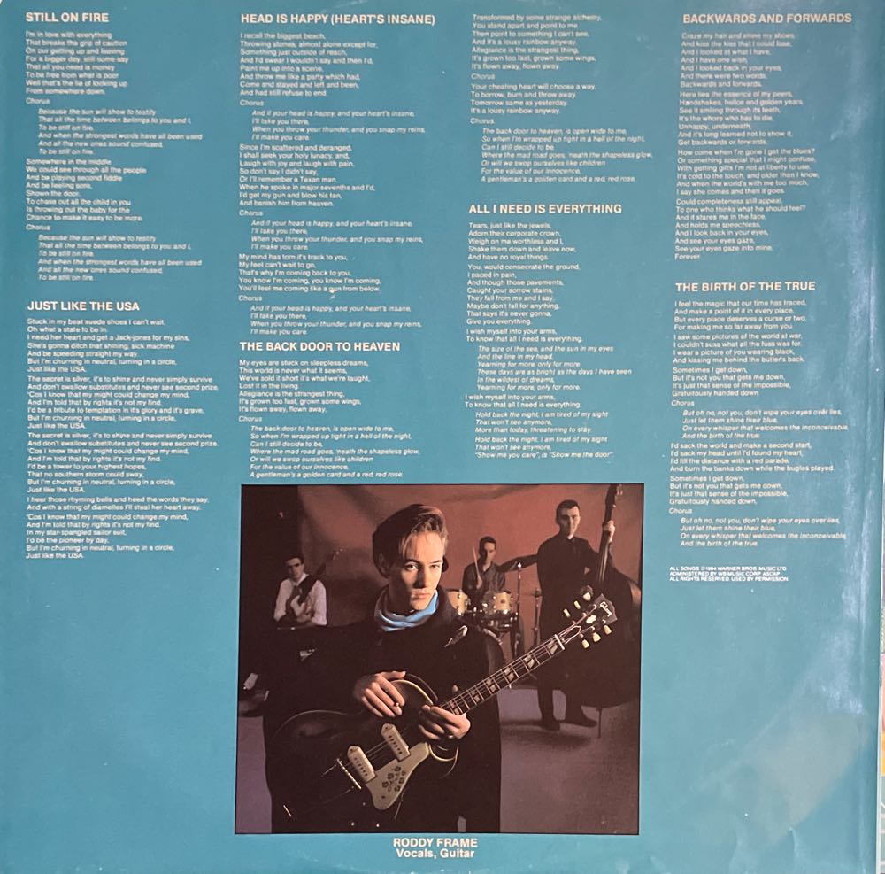 Knife - Aztec Camera (12”) music collectible [Barcode 022924048319] - Main Image 3