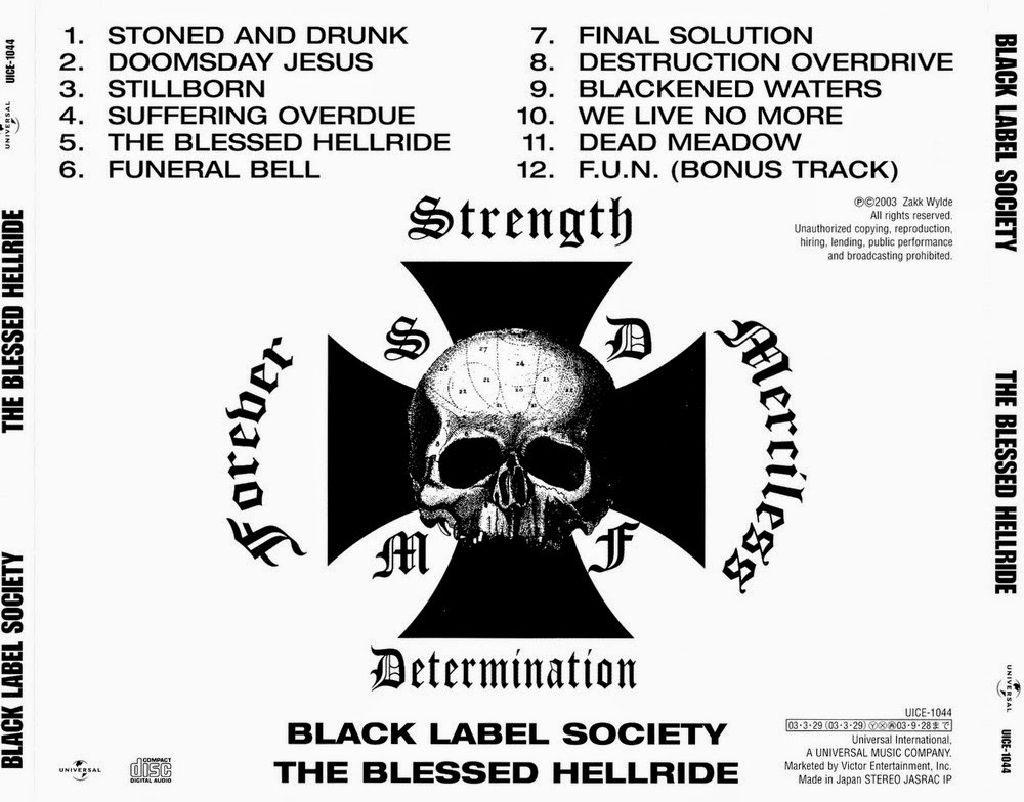 The Blessed Hellride - Black Label Society (CD) music collectible [Barcode 7898103000446] - Main Image 2