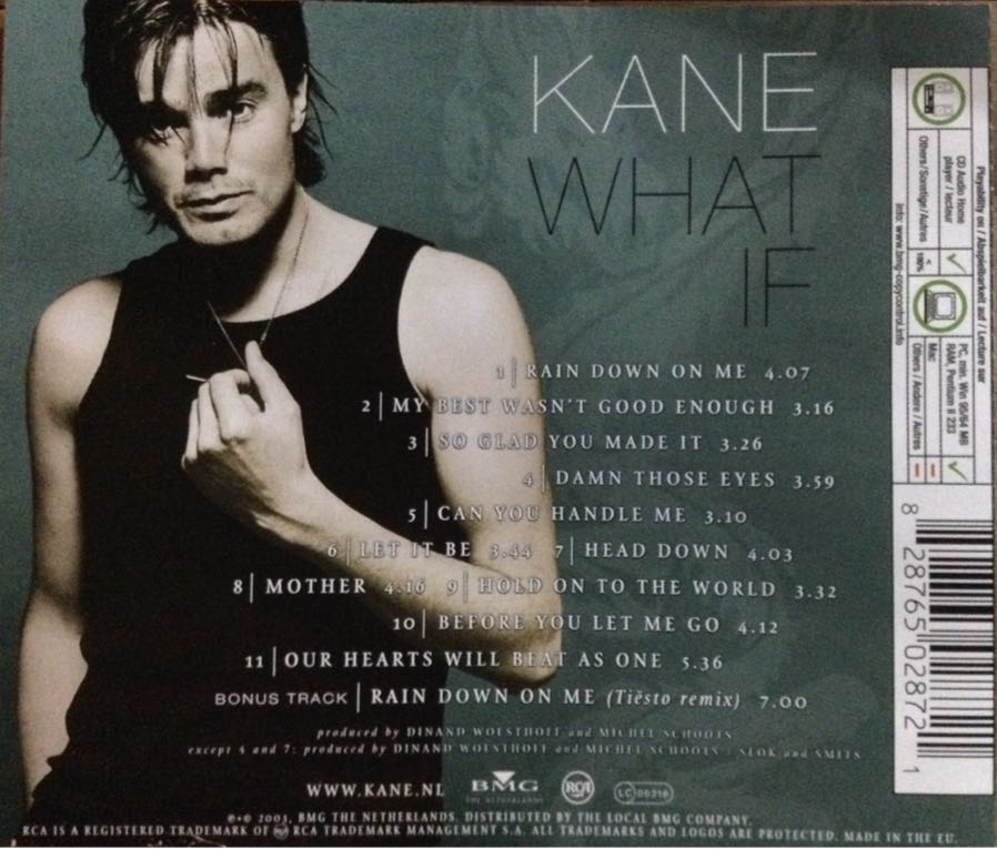 What If - Kane (CD) music collectible [Barcode 828765028721] - Main Image 2