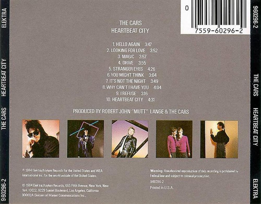 Heartbeat City - Cars, The (12”) music collectible - Main Image 4