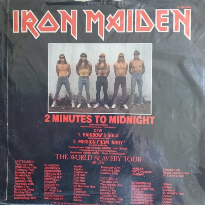 2 Minutes To Midnight - Iron Maiden (7”) music collectible [Barcode 881034111807] - Main Image 2