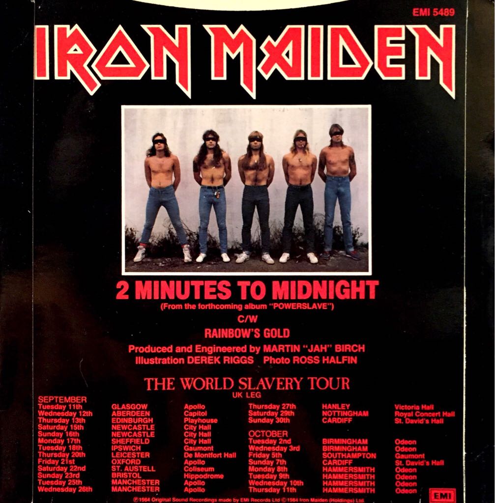 2 Minutes To Midnight - Iron Maiden (7”) music collectible - Main Image 2