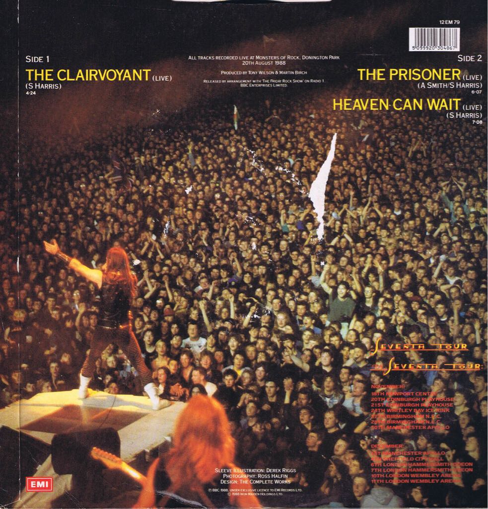 The Clairvoyant - Iron Maiden (CD - 18) music collectible [Barcode 5099920304829] - Main Image 2