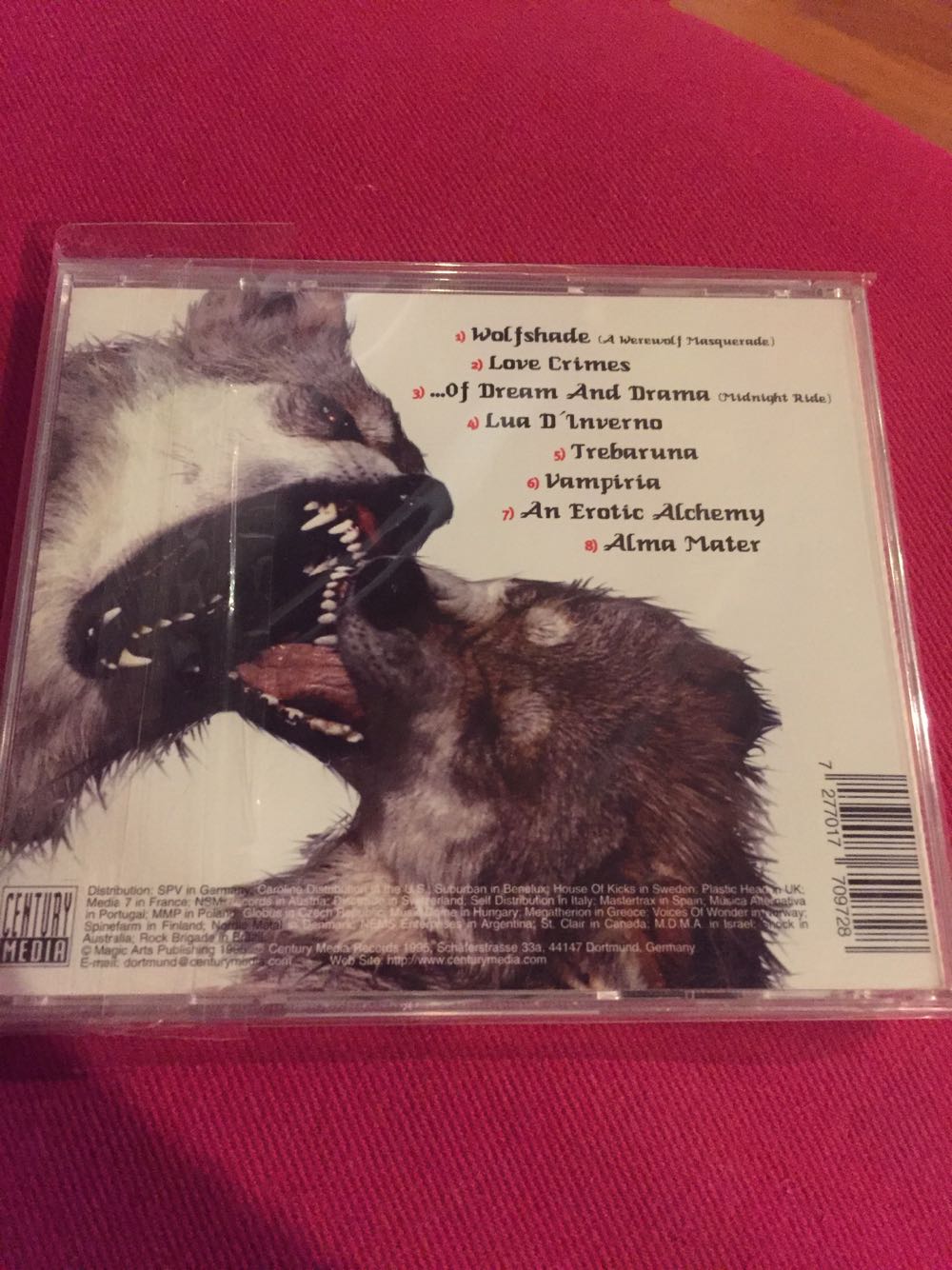 Wolfheart - Moonspell (CD) music collectible [Barcode 7277017709728] - Main Image 2