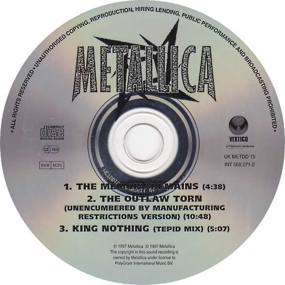 The Memory Remains - Metallica (CD) music collectible [Barcode 731456827124] - Main Image 4