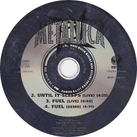 Fuel - Part III (Single) - Metallica (CD) music collectible [Barcode 731456841724] - Main Image 4