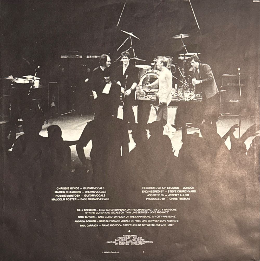 Learning To Crawl - Pretenders (12” - 39) music collectible - Main Image 3