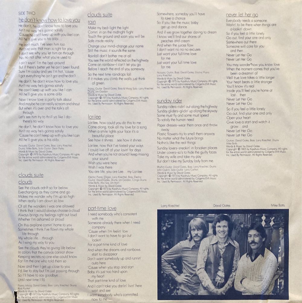 Goodbye Girl - Gates, David (12”) music collectible - Main Image 4