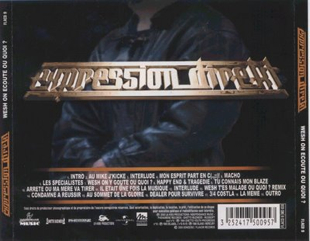 Wesh On Ecoute Ou Quoi ? - Expression Direkt (CD) music collectible [Barcode 3252417500957] - Main Image 2