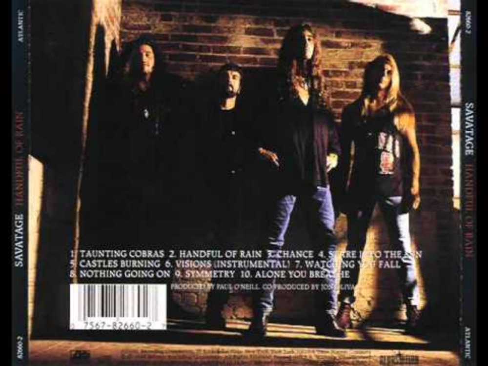 Handful Of Rain - Savatage (CD) music collectible [Barcode 075678266027] - Main Image 2