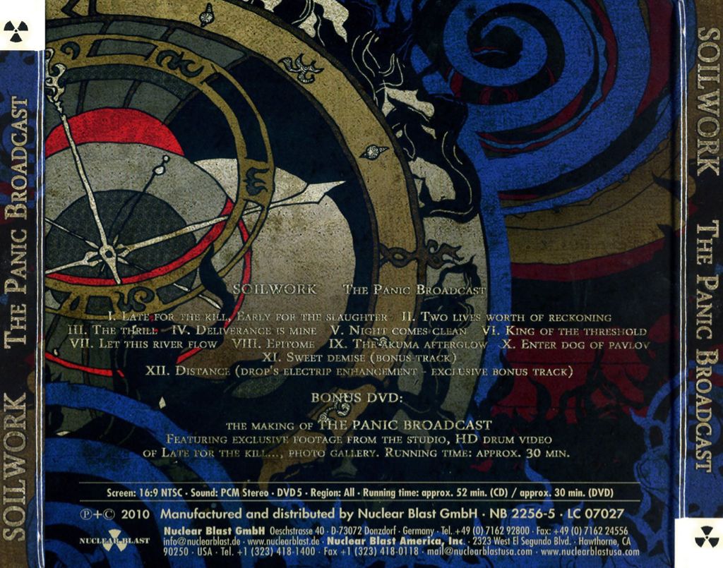 Panic Broadcast - Soilwork (CD) music collectible [Barcode 727361225605] - Main Image 2