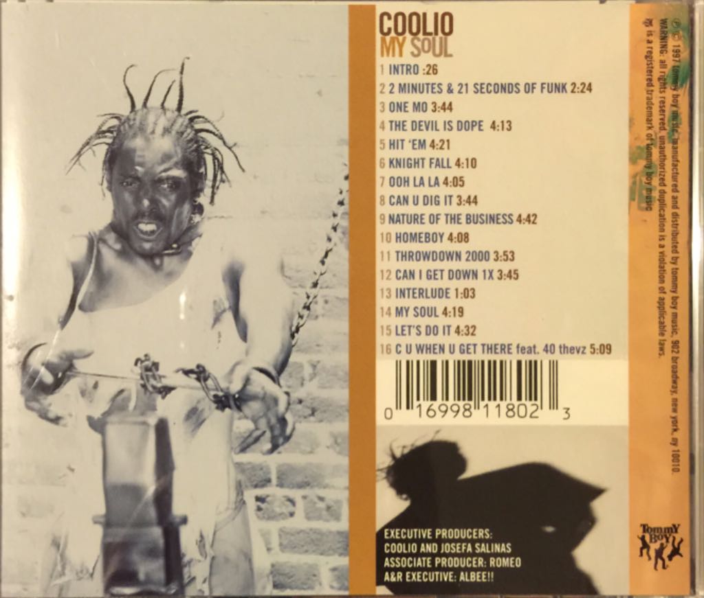 My Soul - Coolio (CD) music collectible [Barcode 016998118023] - Main Image 2