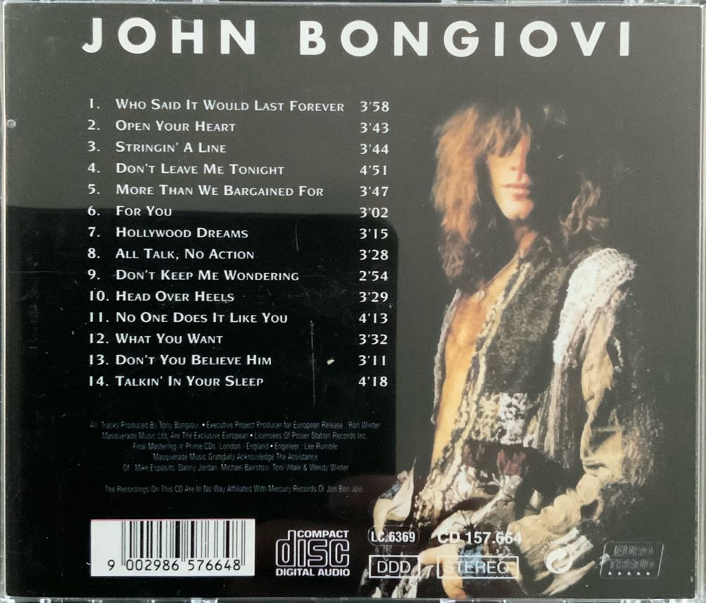 The Power Station Years - Bon Jovi (CD) music collectible [Barcode 9002986576648] - Main Image 2