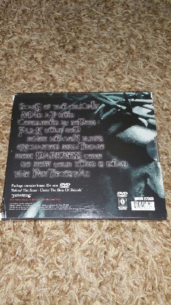Scars of the Crucifix - Deicide (CD) music collectible [Barcode 745316027326] - Main Image 2
