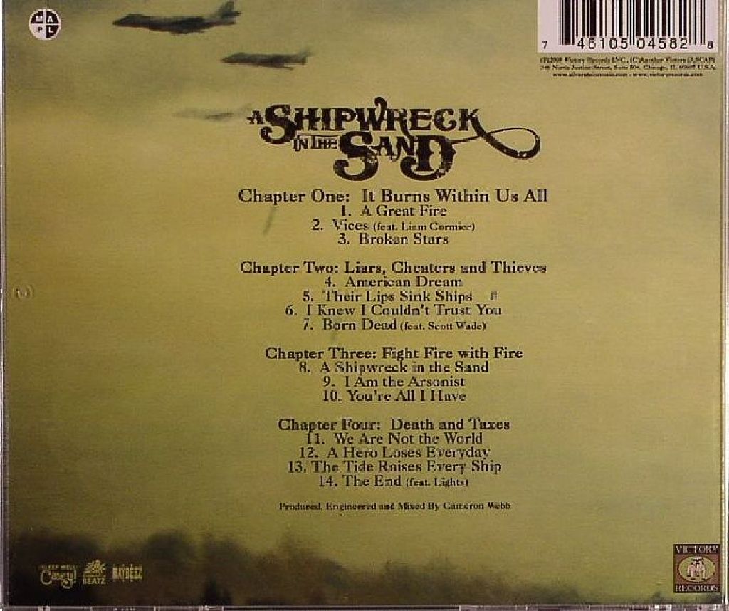 A Shipwreck in the Sand - Silverstein (CD - 45) music collectible [Barcode 746105045828] - Main Image 2