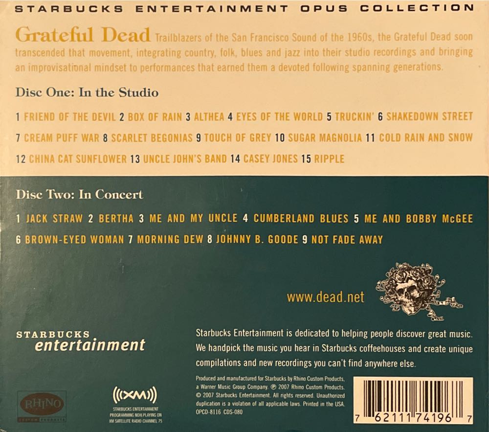 Eternally Grateful - Grateful Dead (CD) music collectible [Barcode 762111741967] - Main Image 2