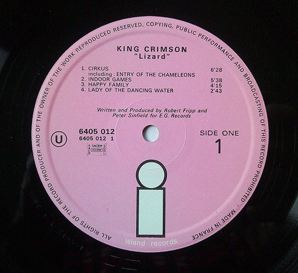 Lizard - King Crimson (12”) music collectible [Barcode 724384406820] - Main Image 4