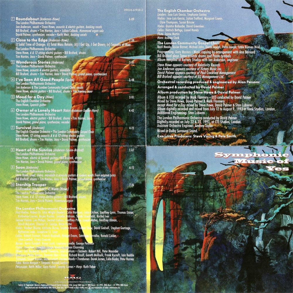 Symphonic Music Of Yes - Yes (CD - 55) music collectible [Barcode 090266193820] - Main Image 3
