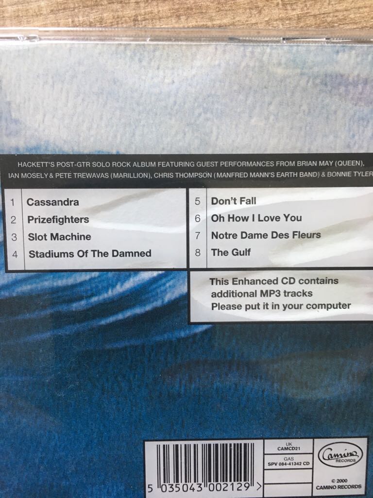 Feedback 86 - Steve Hackett (CD) music collectible [Barcode 5035043002129] - Main Image 2