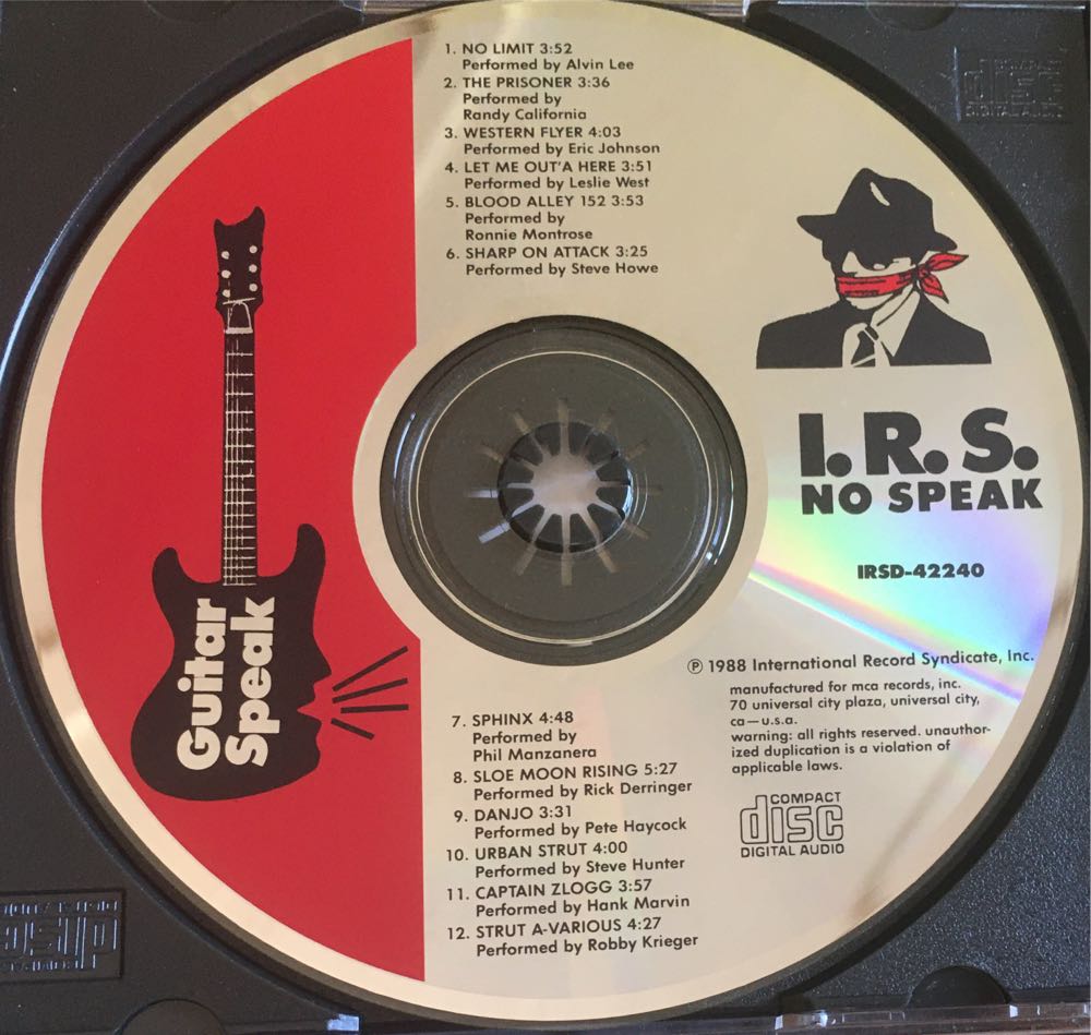 Guitar Speak - Various Artists No Speak (CD) music collectible [Barcode 076742224028] - Main Image 2