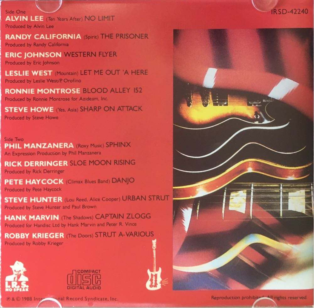 Guitar Speak - Various Artists No Speak (CD) music collectible [Barcode 076742224028] - Main Image 3