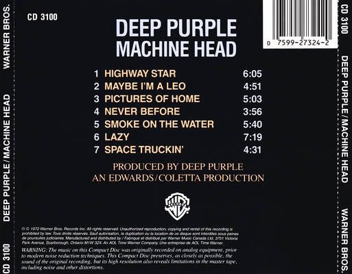 Machine Head - Deep Purple music collectible - Main Image 2