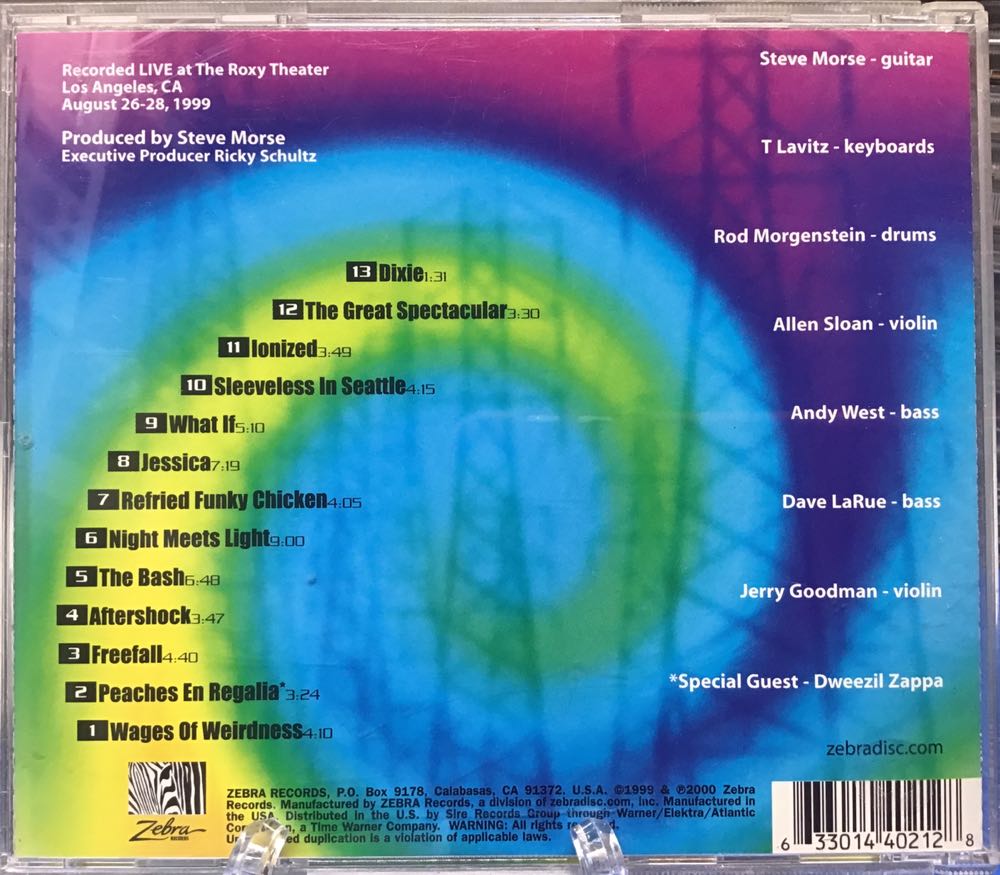 California Screamin’ - Dixie Dregs, The (CD - 62) music collectible [Barcode 633014402128] - Main Image 2