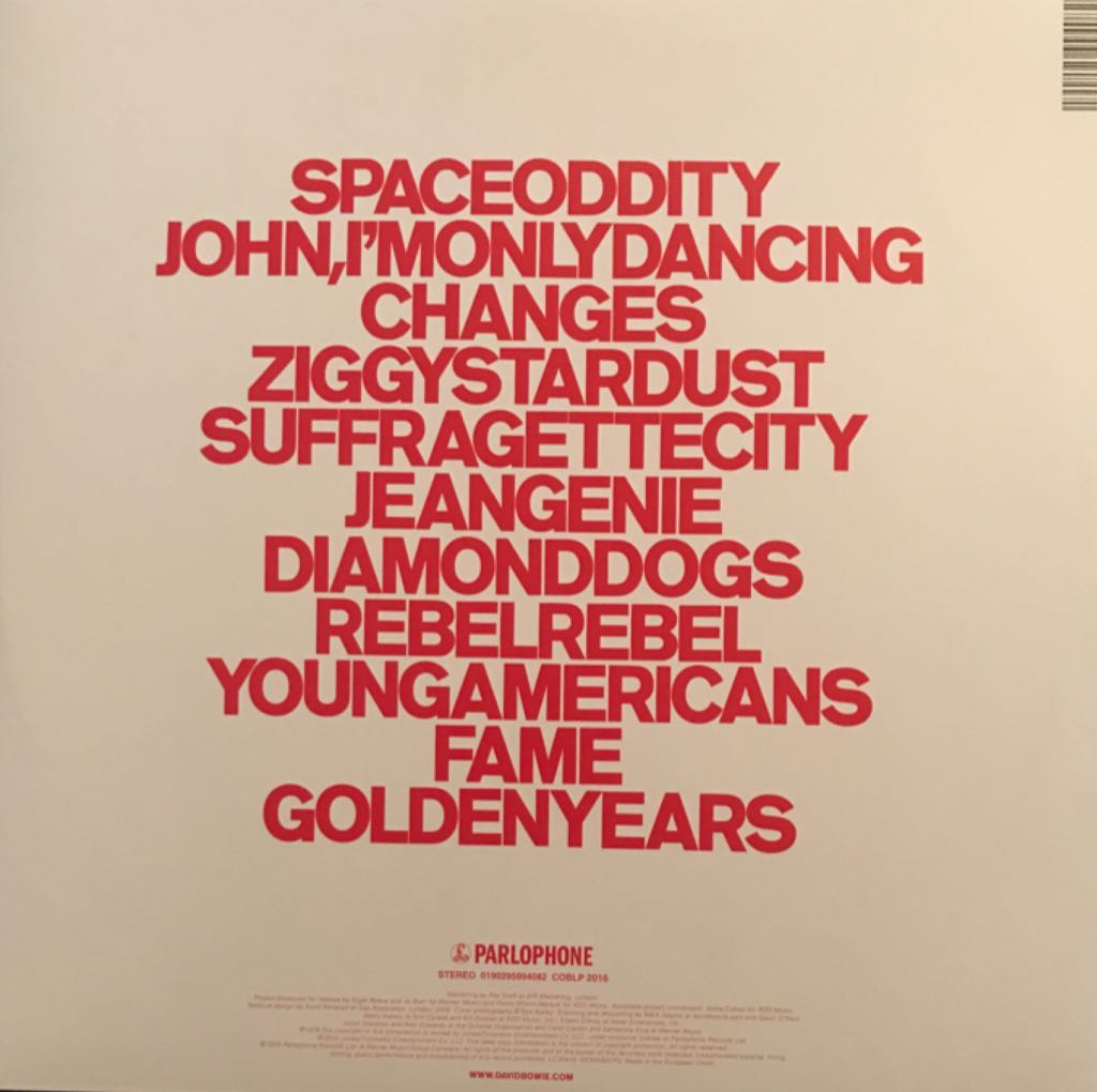 ChangesOneBowie - Bowie, David (12”) music collectible - Main Image 2