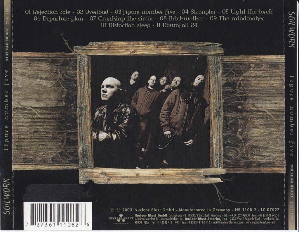 Figure Number Five - Soilwork (CD - 41) music collectible [Barcode 727361110826] - Main Image 2
