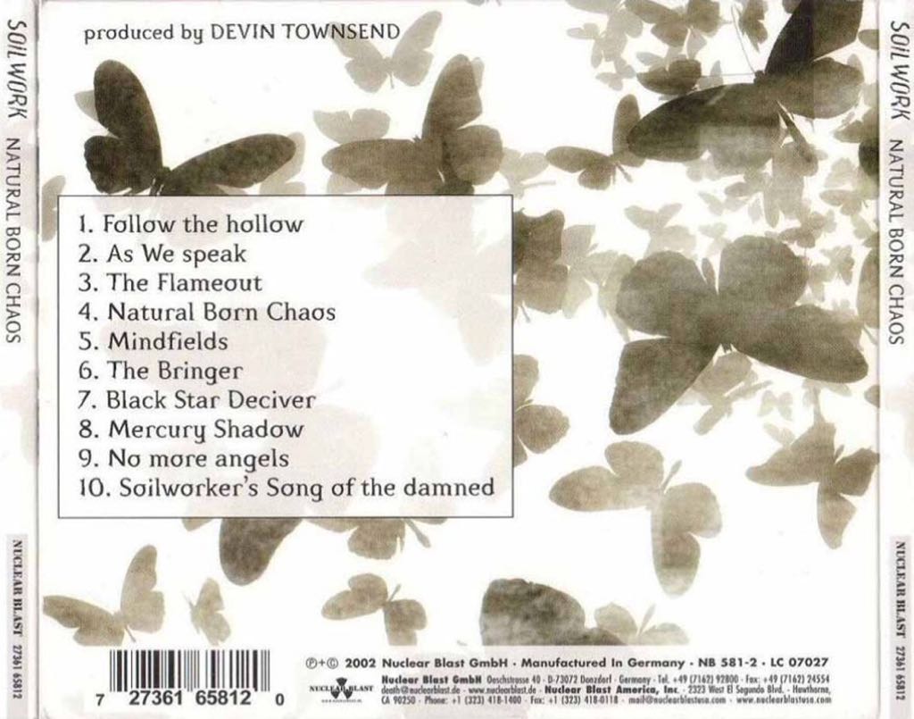 Natural Born Chaos - Soilwork (CD) music collectible [Barcode 727361658120] - Main Image 2