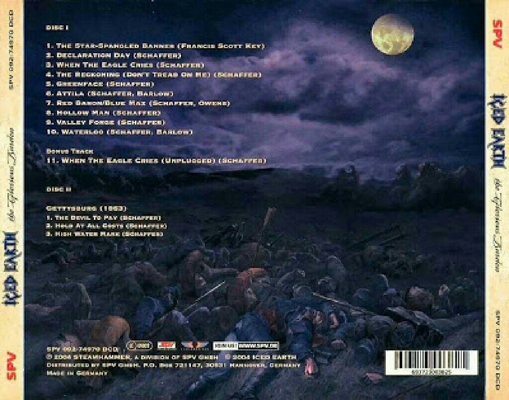 The Glorious Burden - Iced Earth (CD) music collectible [Barcode 7897014449726] - Main Image 2
