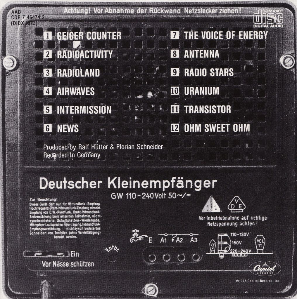 Radio-Activity - Kraftwerk (12”) music collectible [Barcode 077775685510] - Main Image 2