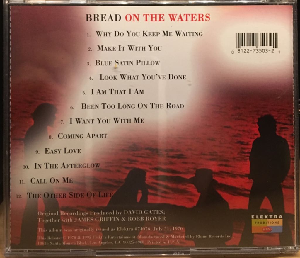 On The Waters - Bread (CD) music collectible [Barcode 081227350321] - Main Image 2
