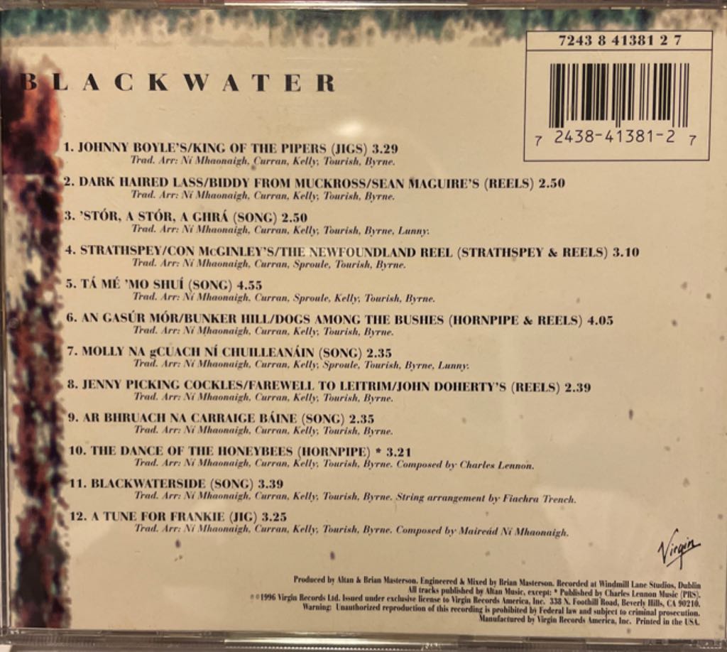 Blackwater - Altan (CD - 40) music collectible [Barcode 724384138127] - Main Image 2