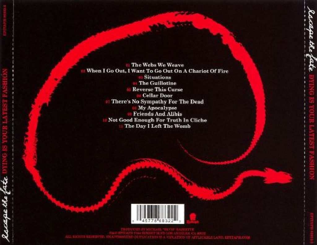 Dying Is Your Latest Fashion - Escape The Fate (CD) music collectible - Main Image 2