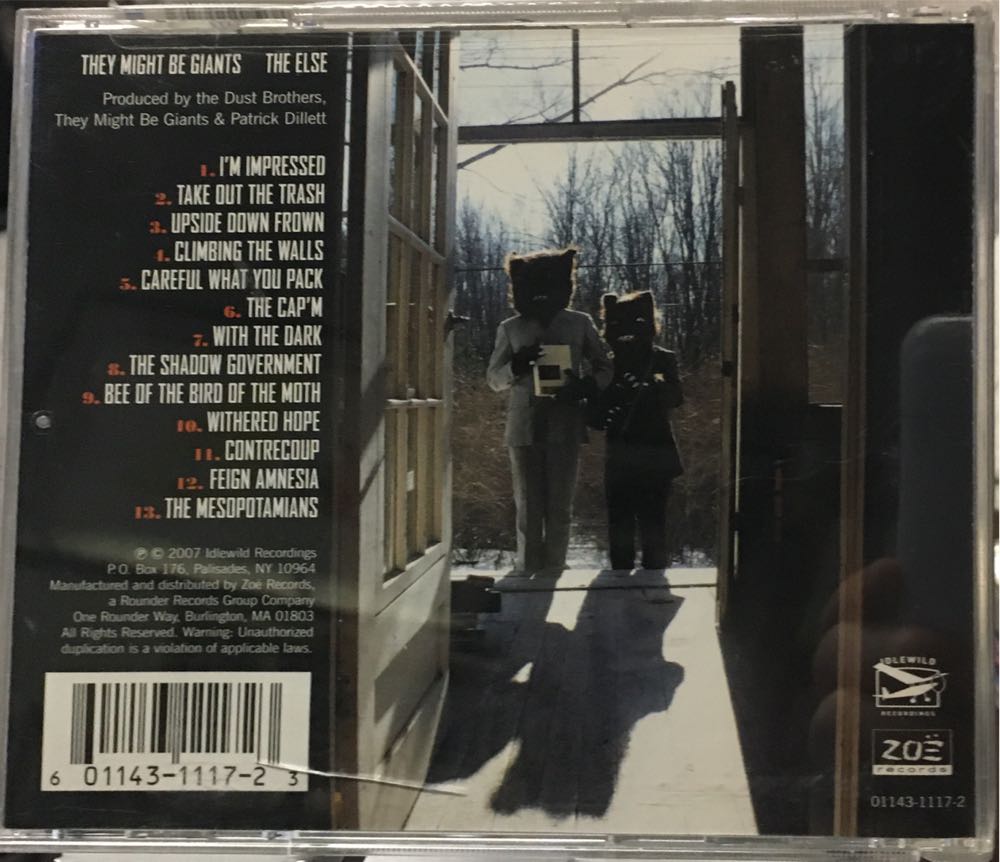 The Else - They Might Be Giants (CD) music collectible [Barcode 601143111723] - Main Image 2